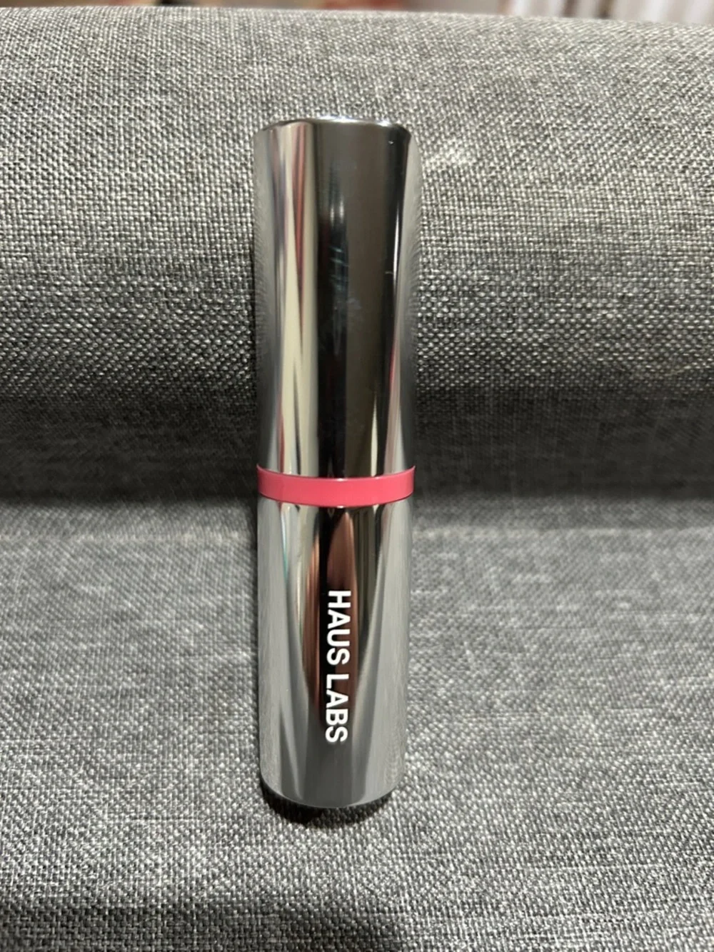 Haus Labs By Lady Gaga Metallic Silver Blush Stick with Pink Accent
